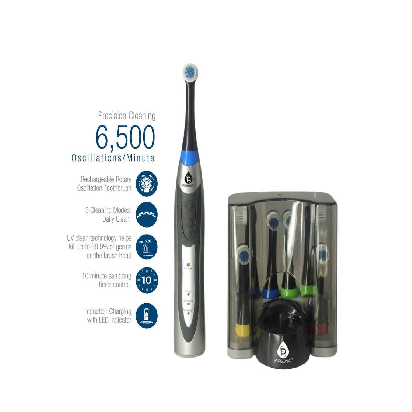 Rechargeable Electric Rotary Oscillation Toothbrush Pro Series-2