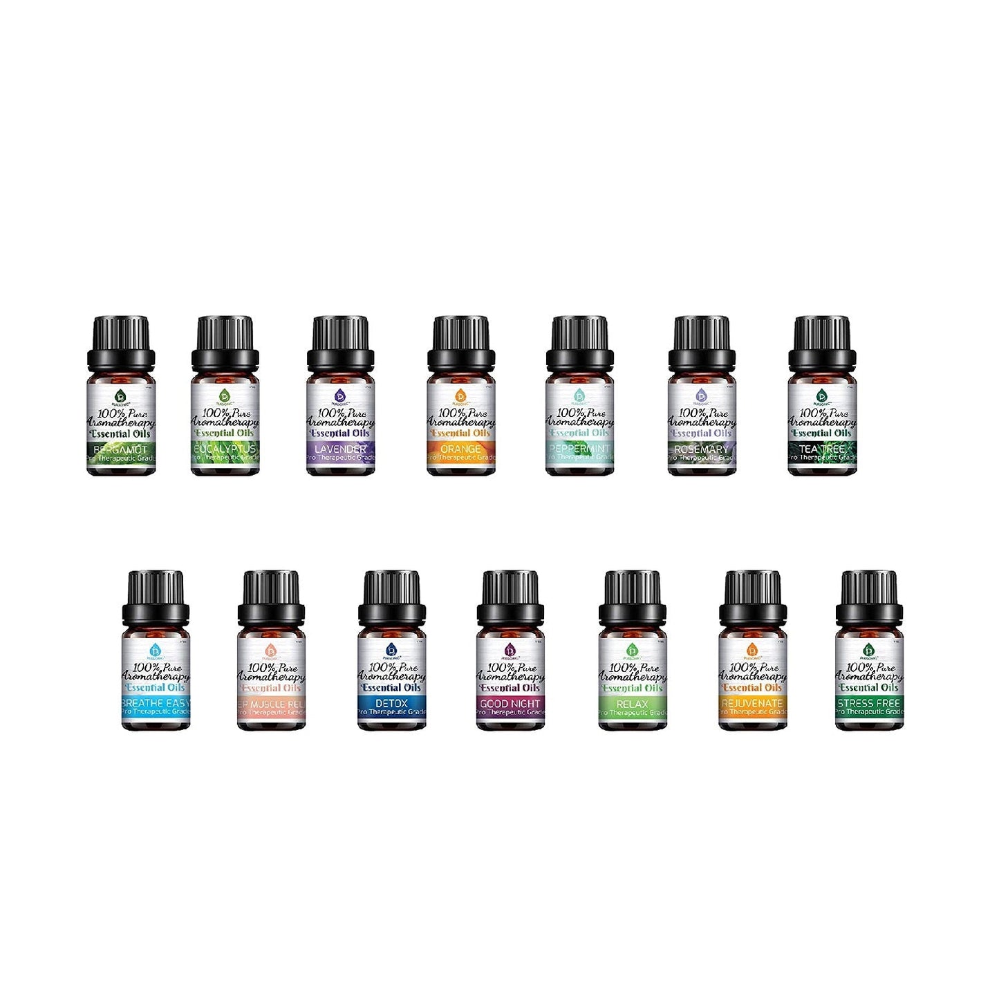 14 Pack of 100% Pure Essential Aromatherapy Oils-2