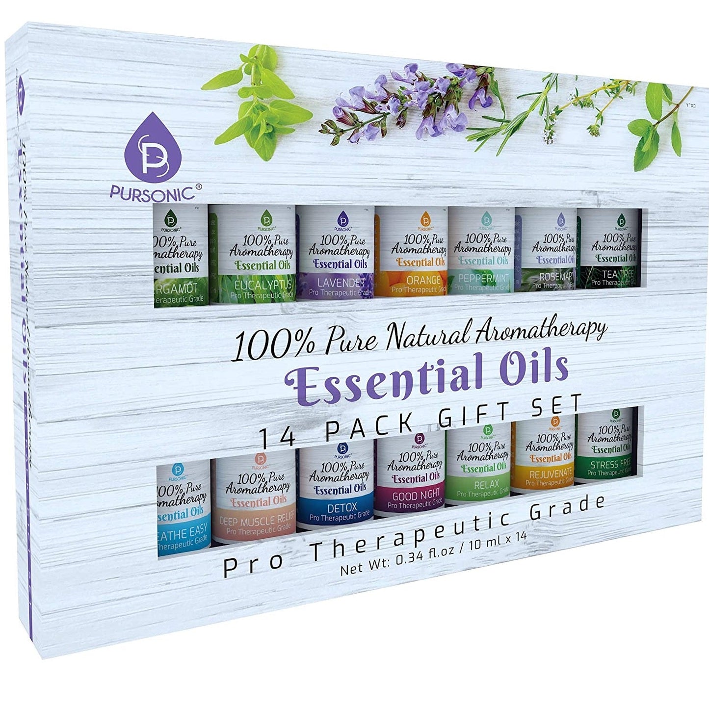 14 Pack of 100% Pure Essential Aromatherapy Oils-3