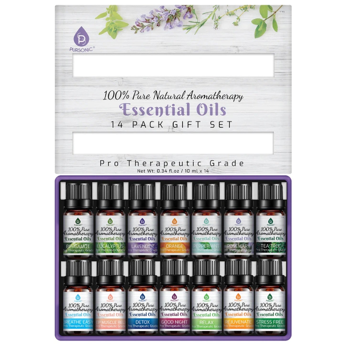 14 Pack of 100% Pure Essential Aromatherapy Oils-1