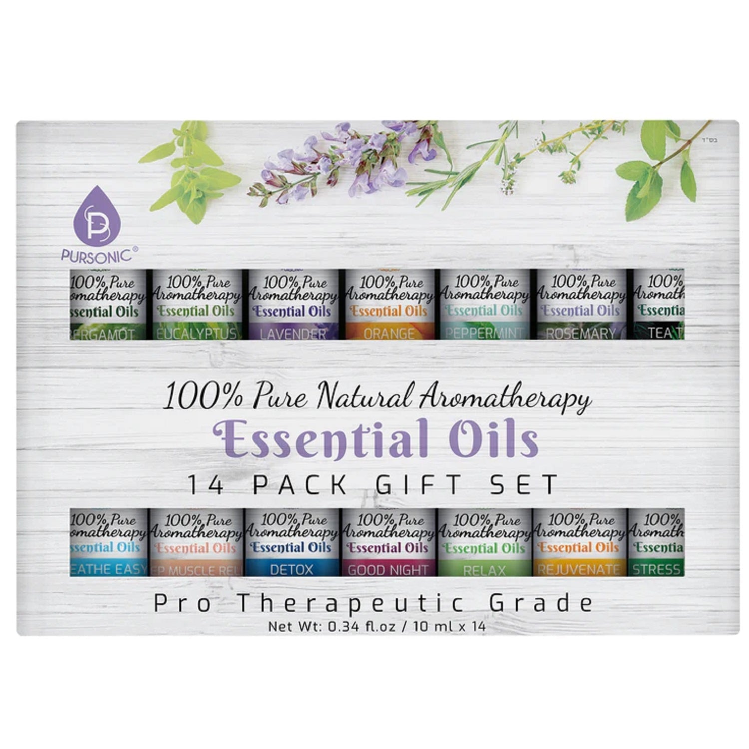 14 Pack of 100% Pure Essential Aromatherapy Oils-0