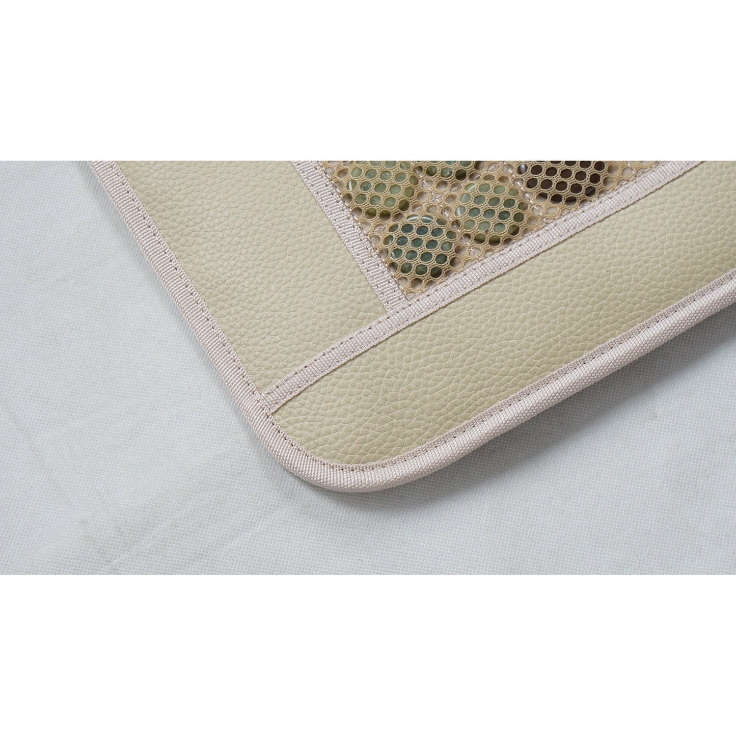 Jade Tourmaline Infrared Heat Mat (White)-4